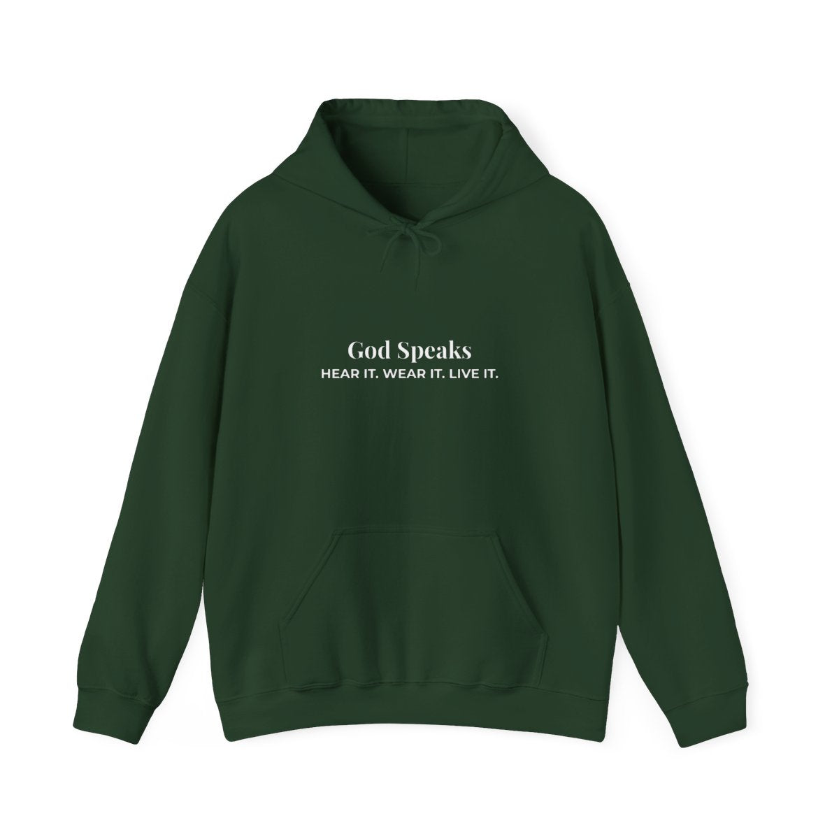 God Speaks Hooded Sweatshirt-HWL