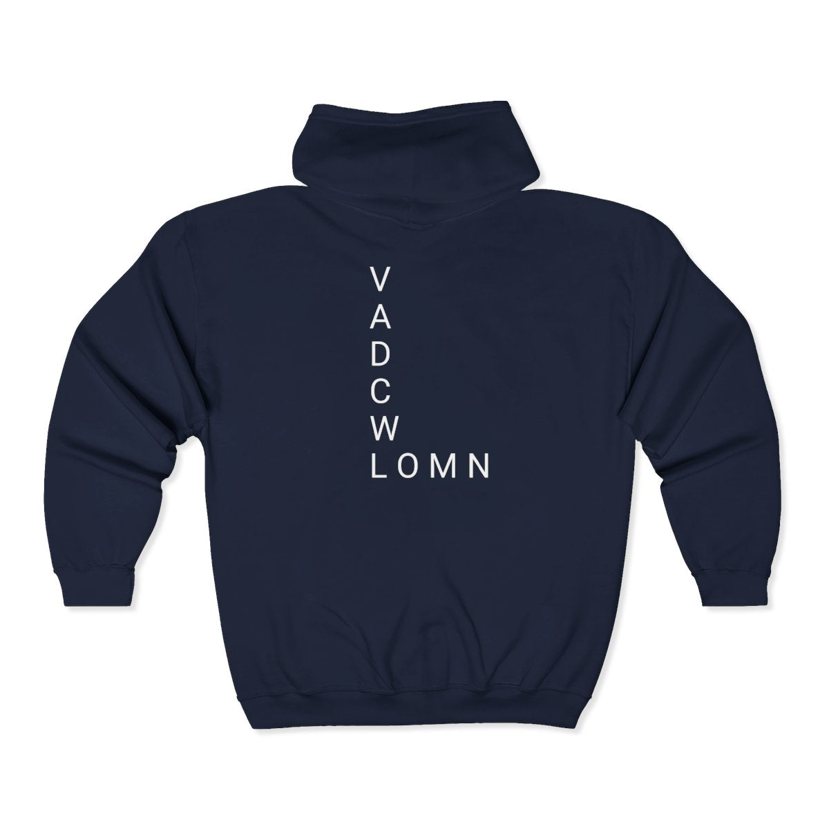God Speaks Hooded Sweatshirt-Zipper Letters